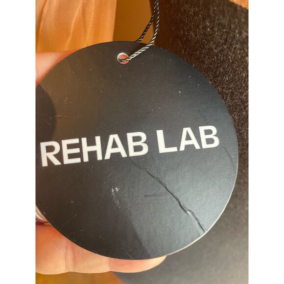 NWT Rehab Lab Top Cropped Halter Bra Sexy Small Women's Club Blouse - Picture 7 of 9